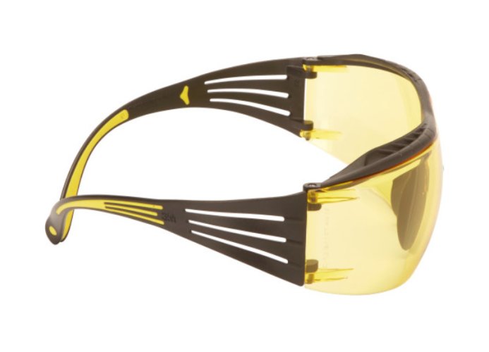 3M™ SecureFit™ ochranné okuliare rady 400, model: SF403XSGAF-YEL, farba zorníka: žltá