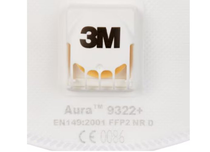 3M Aura filtračná polomaska (respirátor) s ventilom FFP2 (9322+)