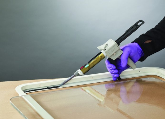 Dvousložkové flexibilní akrylátové lepidlo černé - 3M Scotch-Weld DP8610NS - 45 ml