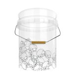 Nuke Guys SkullParade Bucket - 20l transparentní detailingový kbelík