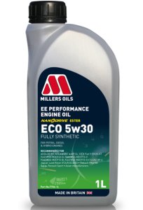 Millers Oils EE PERFORMANCE ECO 5w30 plně syntetický motorový olej s nano částicemi 1 L