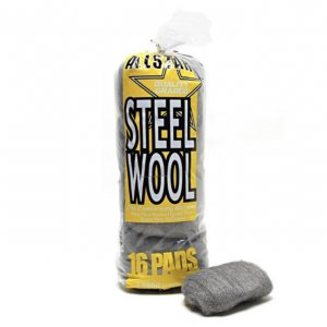 Super Fine Steel Wool - ocelová vlna pro leštění kovů, super jemná, 16 ks