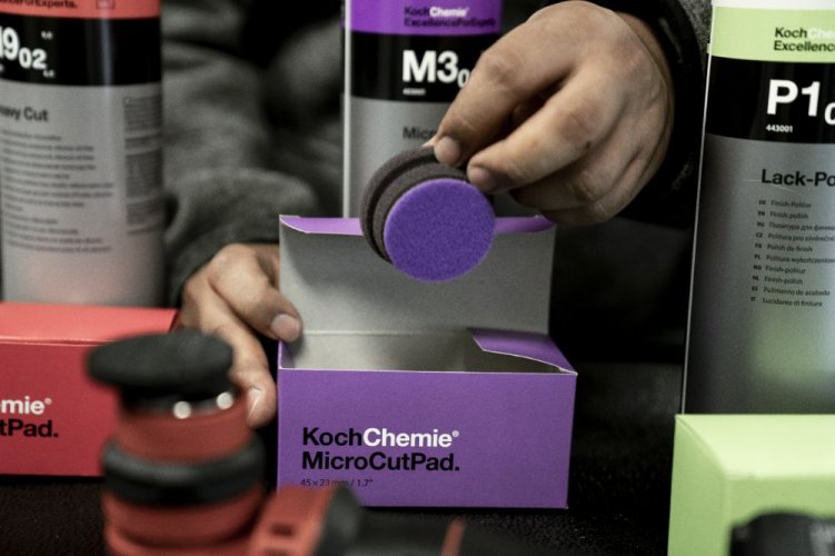 Koch Chemie Leštící kotouč Micro Cut Pad fialový Koch 45x23 mm 999612