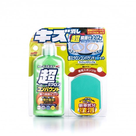 Soft99 Micro Liquid Compound Light&Metallic 250 мл легка абразивна поліроль