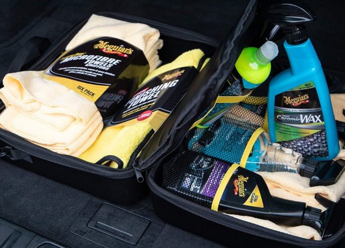 Meguiar's Soft Shell Car Care Case - luxusní taška na autokosmetiku, 39 cm x 31 cm x 18 cm