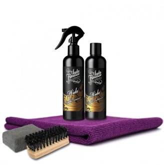 Malá sada autokosmetiky na pravidelné čištění kůže v automobilu Auto Finesse