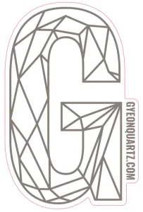 Наклейка Gyeon G срібна 400x254.8 мм