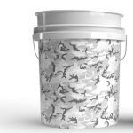 Detailingový kbelík maskáčový šedý - Magic Bucket - 20 l
