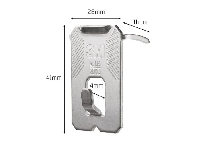 3M™ CLAW™ ručne zatláčací háčik na sadrokartón balenie 2 ks, nosnosť 20 kg