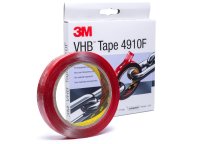 3M™ VHB™ transparentná obojstranne silno lepiaca akrylová páska 4910F, šírka 19 mm, dĺžka 3 m