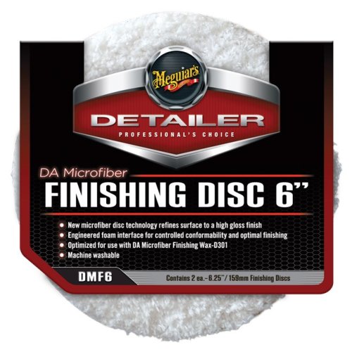 Meguiar's DA Microfiber Finishing Disc 6" - фінішний мікрофібровий диск, 6 дюймів (2 штуки)