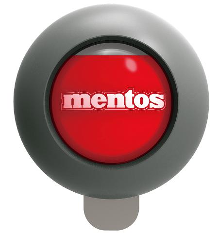 Mentos Membrane Air Freshener Strawberry - jahoda