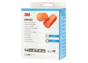 Zátkové chrániče sluchu - 3M 1100PRO5 - 50 párů