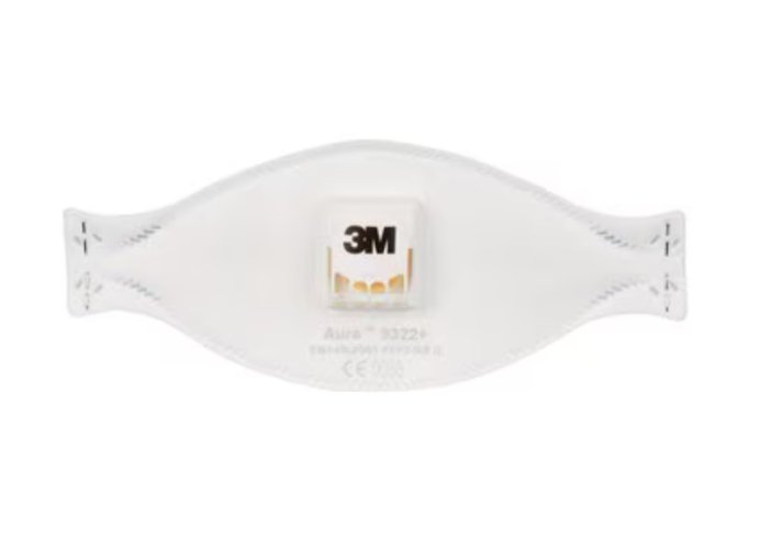 3M Aura filtračná polomaska (respirátor) s ventilom FFP2 (9322+)