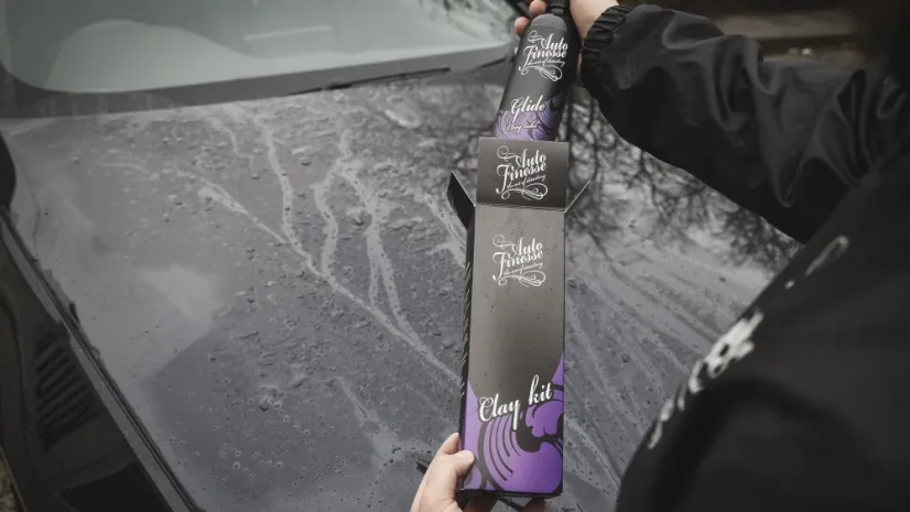 Súprava autokozmetiky na dekontamináciu laku clayom Auto Finesse Clay kit