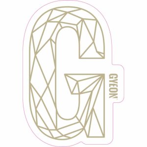 Samolepka - Gyeon G Sticker Gold - 20x13,1 cm
