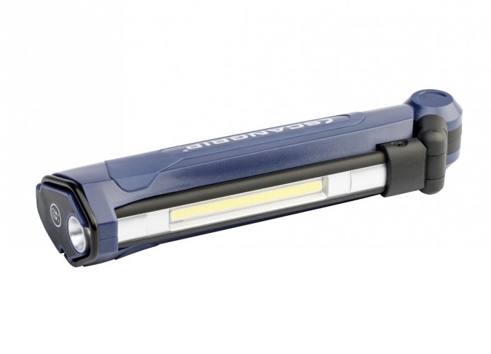 SCANGRIP SLIM - COB LED 3v1 kontrolní světlo/pracovní světlo/svítilna, nabíjecí, až 500 lumenů