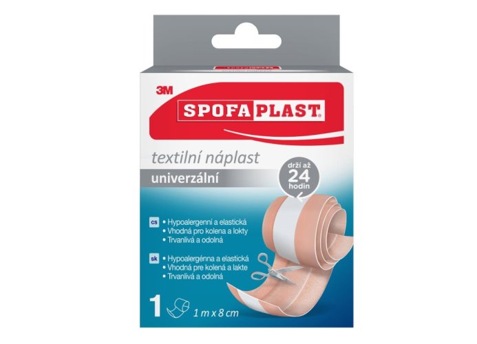 3M Spofaplast® Textilní elastická náplast 164, 1 m × 8 cm