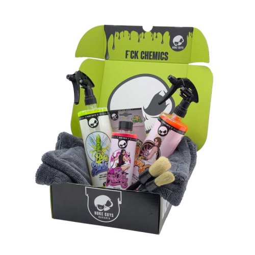 Velká sada autokosmetiky na čištění disků a impregnaci pneumatik Nuke Guys