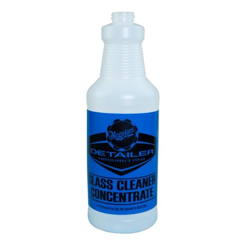 Пляшка для очищувача скла Meguiar's - розчинна пляшка для Glass Cleaner Concentrate, без розпилювача, 946 мл