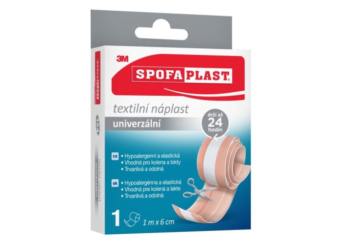 3M Spofaplast® Textilná elastická náplasť 154, 1 m × 6 cm