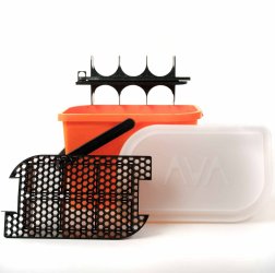 AVA Car Care Bucket Orange sada detailingového kbelíku
