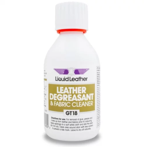 Gliptone Liquid Leather GT18 Leather Degreasant & Fabric Cleaner 250 ml odstraňovač lepidel z kůže