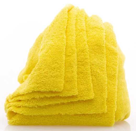Work Stuff Gentleman Basic Yellow 350 GSM 5xPack 40x40 cm leštící utěrky žluté 5ks