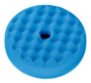 Oboustranný lešticí molitan na lak (vroubkovaný, modrý) - 3M - 216 mm