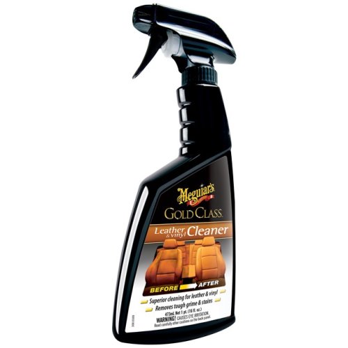 Meguiar's Gold Class Leather & Vinyl Cleaner - надзвичайно ефективний очищувач для натуральної та штучної шкіри, 473 мл