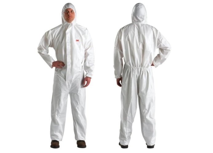 Ochranný jednorázový oděv bílý - 3M 4510 - vel. L