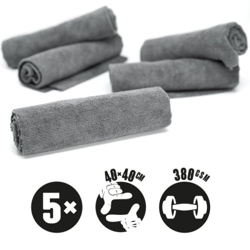 Velká sada autokosmetiky na čištění sedaček, interiéru a oken Nuke Guys