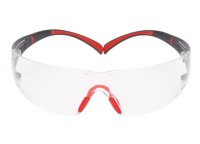 3M™ SecureFit™ ochranné okuliare rady 400, model: SF401SGAF-RED-EU, farba zorníka: číra