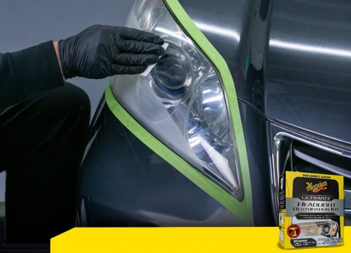 Sada na renovaci světlometů - Ultimate Headlight Restoration kit - Meguiar's