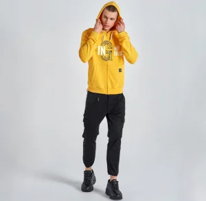 Mikina s kapucí (žlutá, vel. L) - Gyeon Hoodie