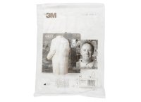 3M™ Ochranný plášť 4400, farba biela, veľkosť L
