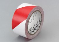 3M™ označovacia PVC lepiaca páska pre bezpečnostné značenie 766i, 50 mm x 33 m, prevedenie červeno-biela