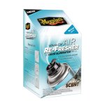 Meguiar's Air Re-Fresher Odor Eliminator - New Car Scent - очищувач кондиціонера + поглинач запахів + освіжувач повітря, аромат нового автомобіля, 71 г