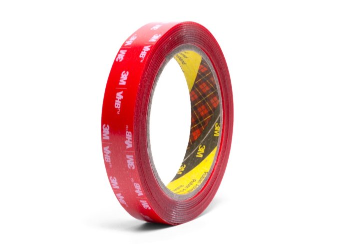 3M™ VHB™ transparentná obojstranne silno lepiaca akrylová páska 4910F, šírka 19 mm, dĺžka 3 m