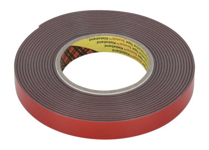 3M™ VHB™ obojstranne silno lepiaca akrylová páska 4991F, sivá, 19 mm x 5,5 m, hrúbka 2,5 mm