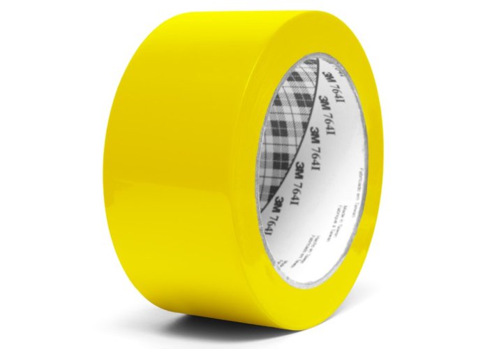 3M™ univerzálna označovacia PVC lepiaca páska 764i, 50 mm x 33 m, farba žltá