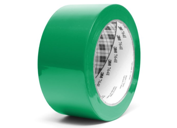 3M™ univerzálna značkovacia PVC lepiaca páska 764i, 50 mm x 33 m, farba zelená