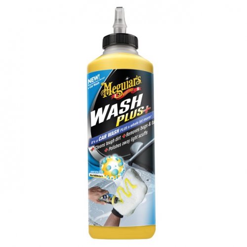 Meguiar's Car Wash Plus - revolučný, vysoko koncentrovaný šampón na odolnú špinu, 709 ml