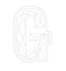 Gyeon G Sticker White 100x65.6 mm