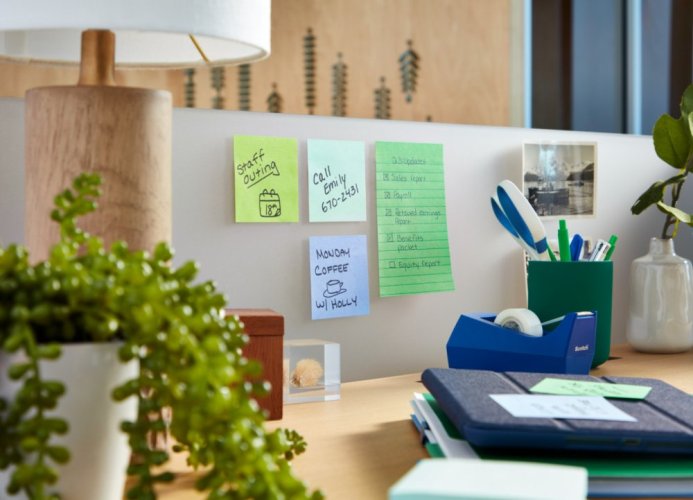 3M Post-it® silno lepiace bločky 76 x 76mm, 450 lístkov v balení, kolekcia: Oasis