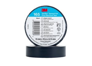 3M™ Temflex™ 165 viacúčelová vinylová elektroizolačná páska, balenie 10 ks pások v rôznych farbách
