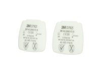 3M™ 4 kusy časticových filtrov Secure Click rady D7000, typ D7925, úroveň ochrany P2 R