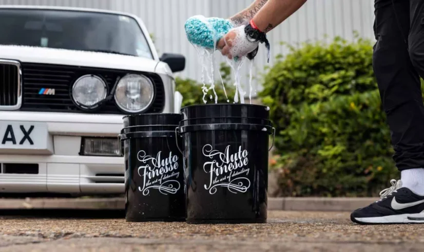 Detailingový kýblik s ochrannou vložkou Auto Finesse - čierny