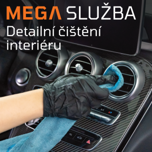 Dárkový kupon na službu na káře - Detailní čištění interiéru