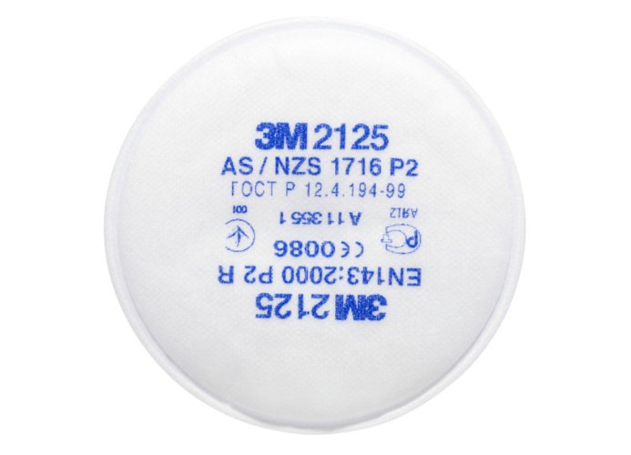 3M™ sada 2 kusov filtrov proti časticiam rady 2000, prevedenie: 2125, úroveň ochrany P2 R